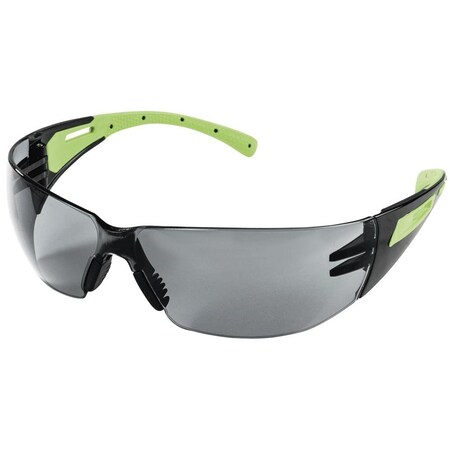 Sellstrom Advantage Plus, Safety Glasses, Anti-Scratch, Smoke Lens, Black Frame, Frameless S71101